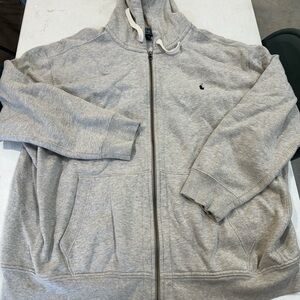 Polo by Ralph Lauren Grey Zip Hoodie 4XB